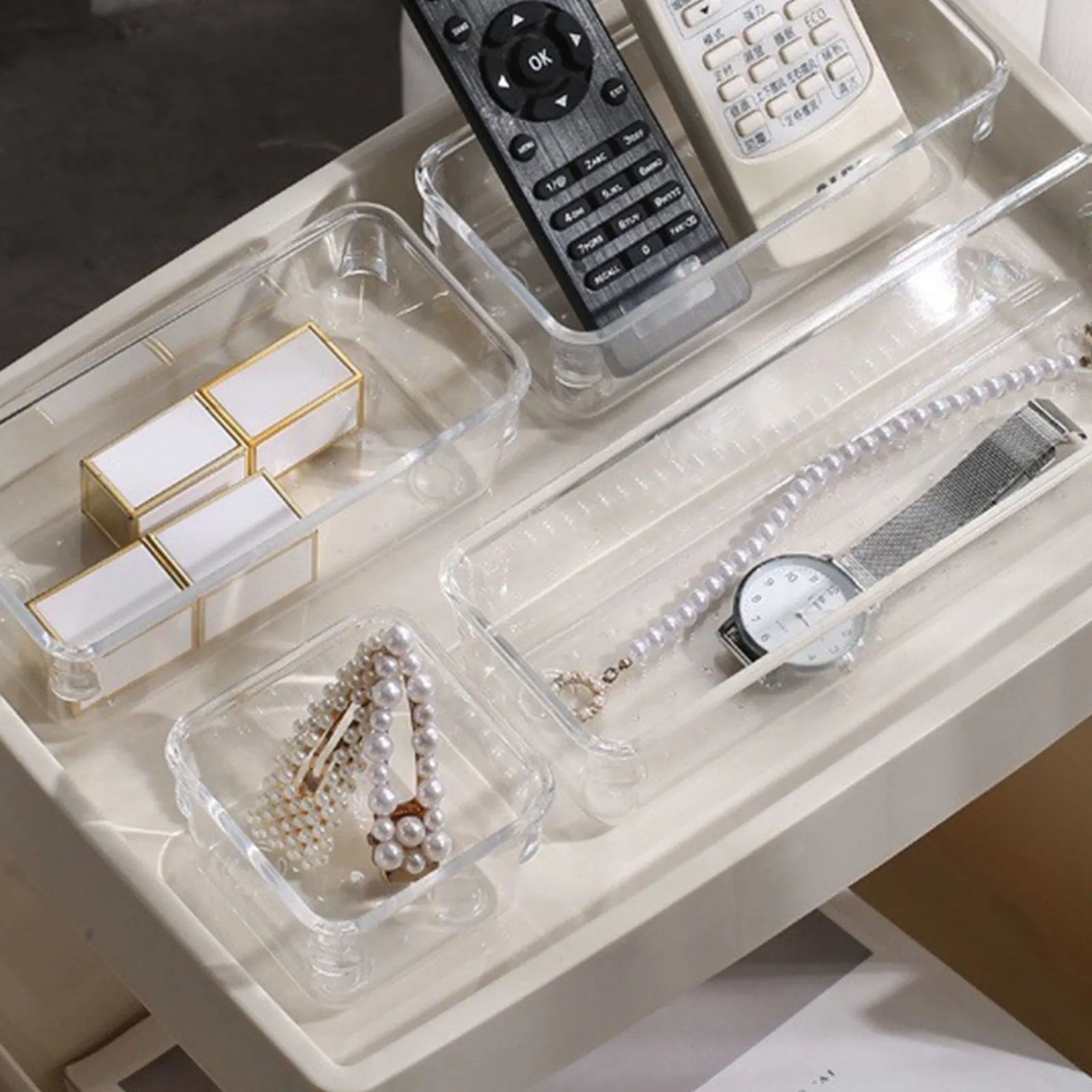 Clear Drawer Storage Organizers