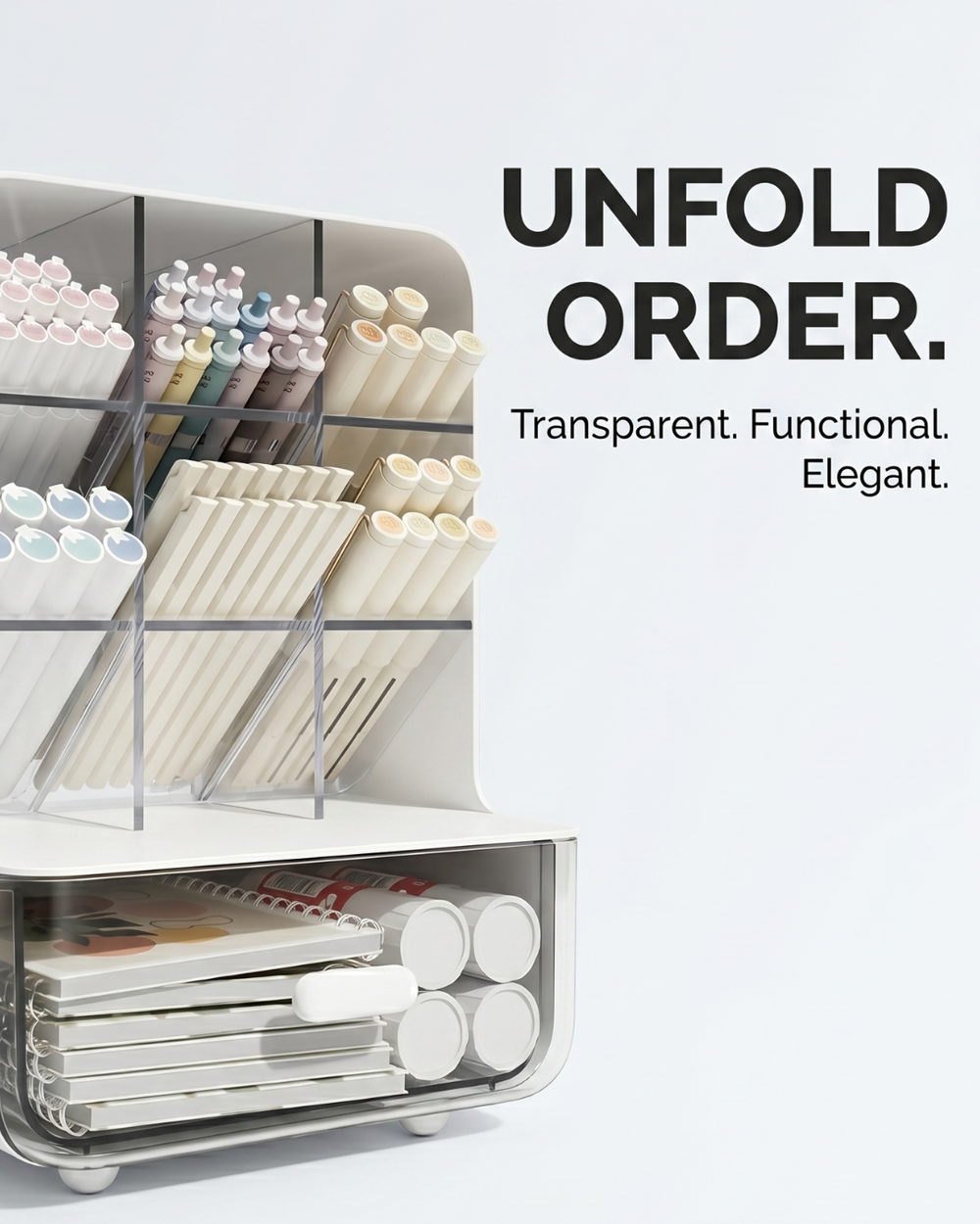 Large Stationary and desk storage box.