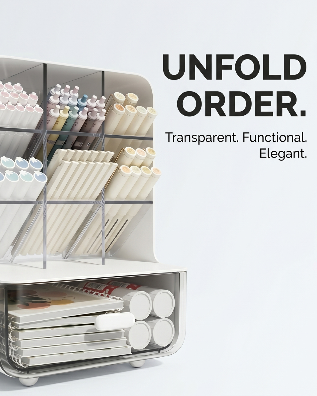 Large Stationary and desk storage box.