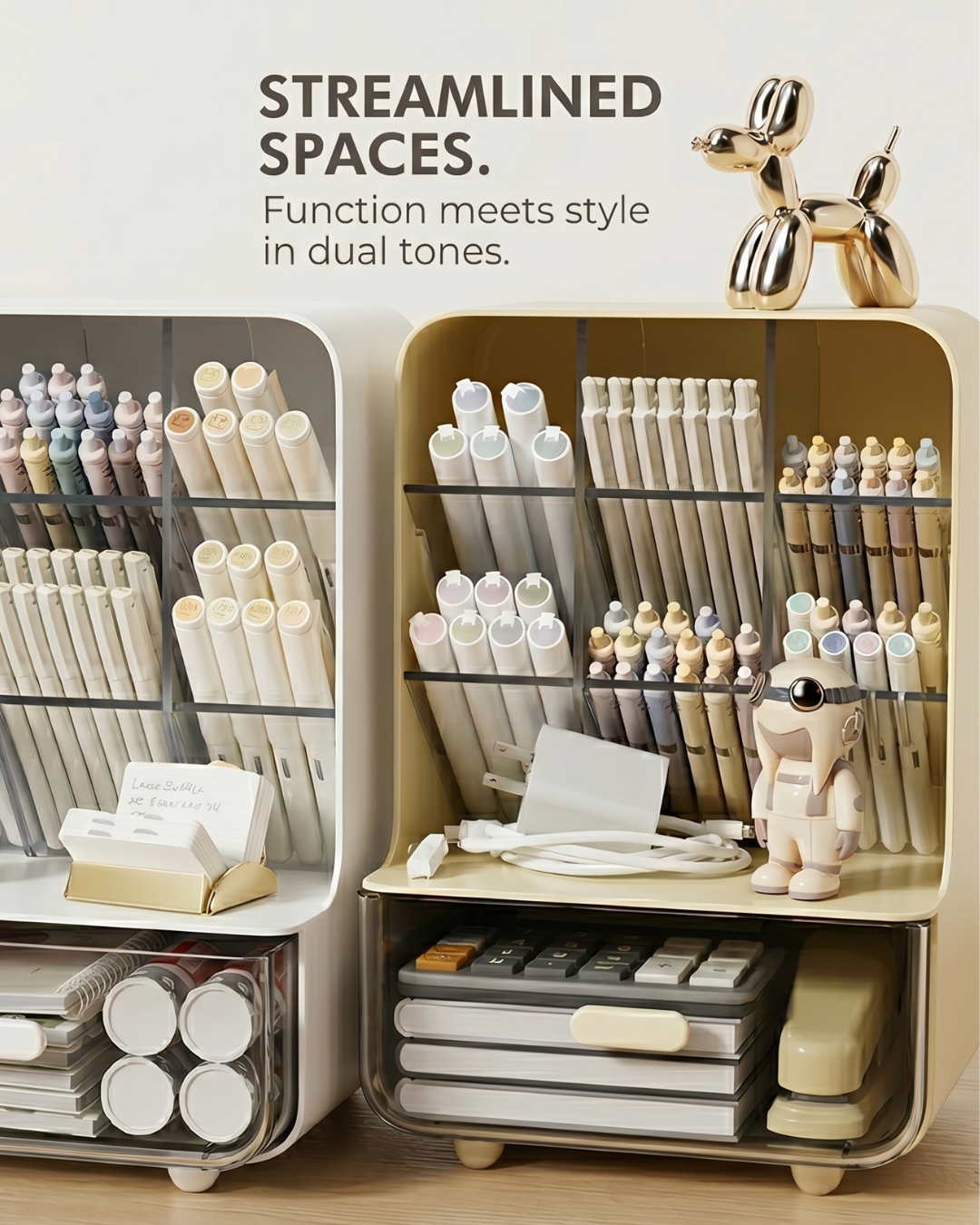 Large Stationary and desk storage box.
