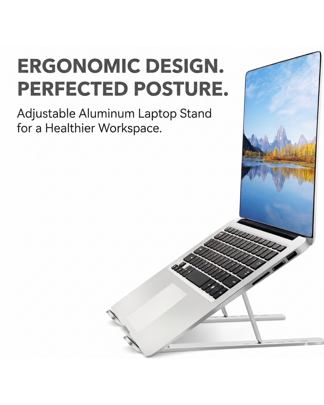 Adjustable Aluminum Laptop Stand